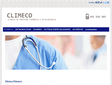 Tablet Screenshot of climeco.pt